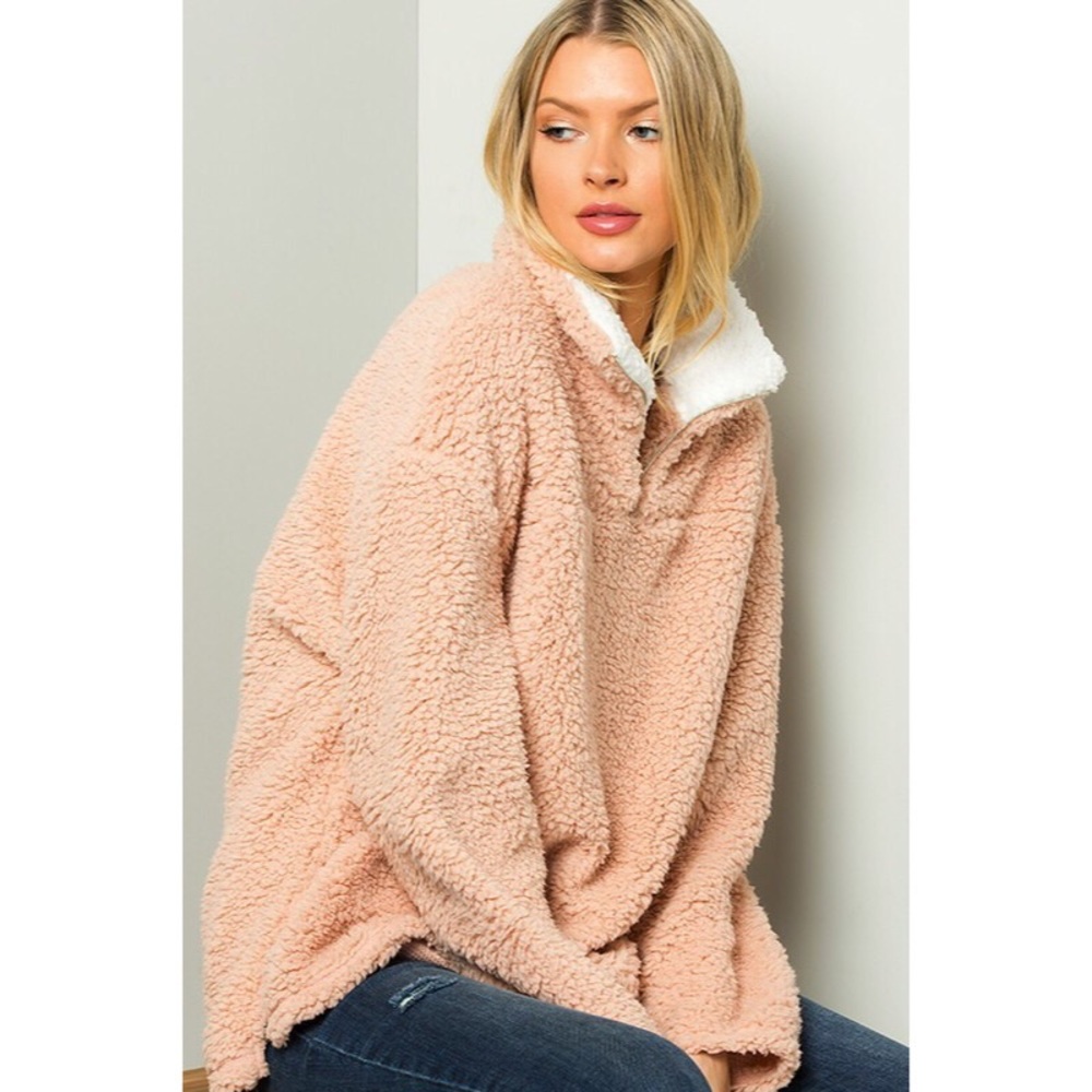 Peachy Pink Pullover - Picture 2 of 7